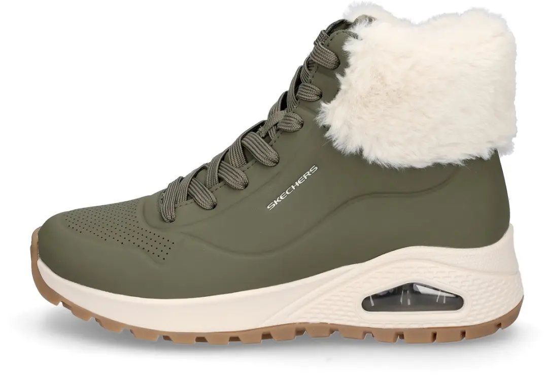 Skechers Uno Rugged Fall Air Dames Laarzen - Groen - afbeelding 3 van 6