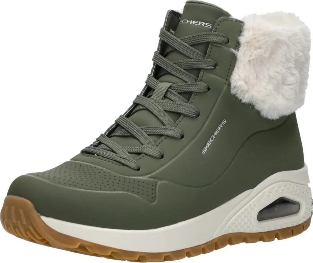 Skechers Uno Rugged Fall Air Dames Laarzen - Groen - afbeelding 4 van 6