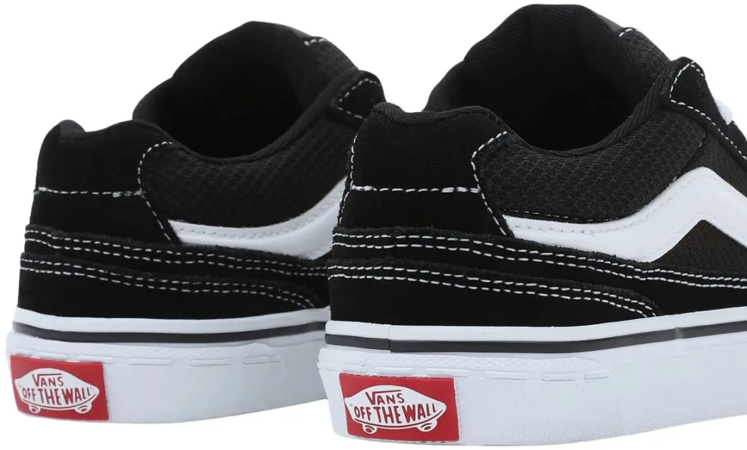 Vans Caldrone SUEDE/MESH BLACK/WHITE Unisex Sneakers - BLACK/WHITE - afbeelding 3 van 6