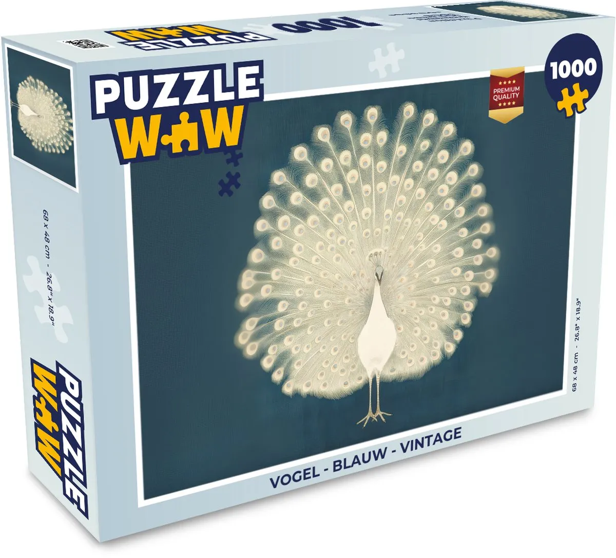 PuzzleWow Vogel Legpuzzel 1000 Stuks