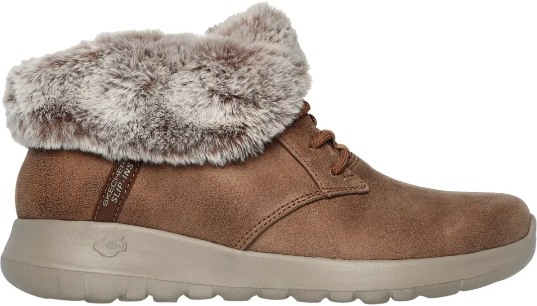 Skechers On The Go Joy Cozy Charm Slip-Ins - Taupe 37 - afbeelding 3 van 6