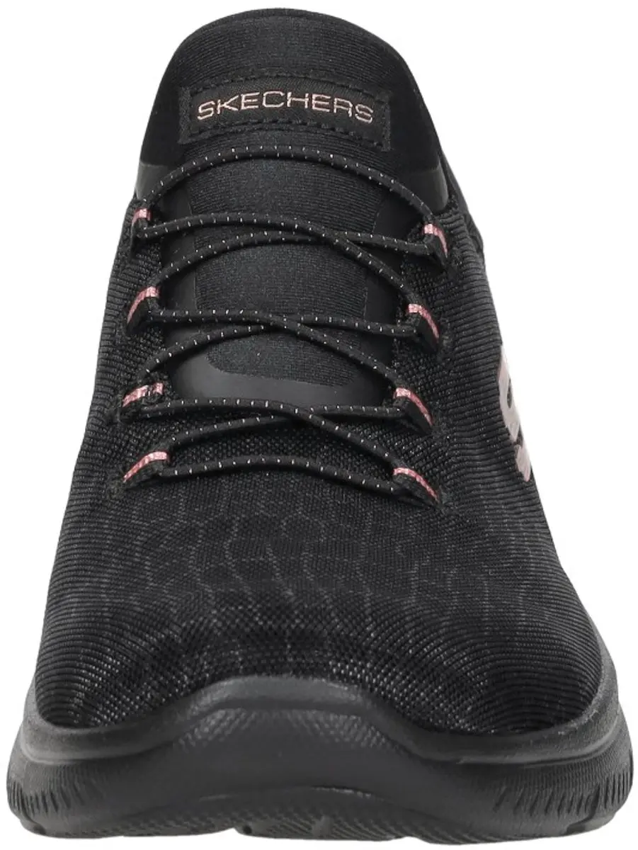 Skechers Summits Classy Night Dames Instappers - Zwart/Rose Gold - afbeelding 3 van 6