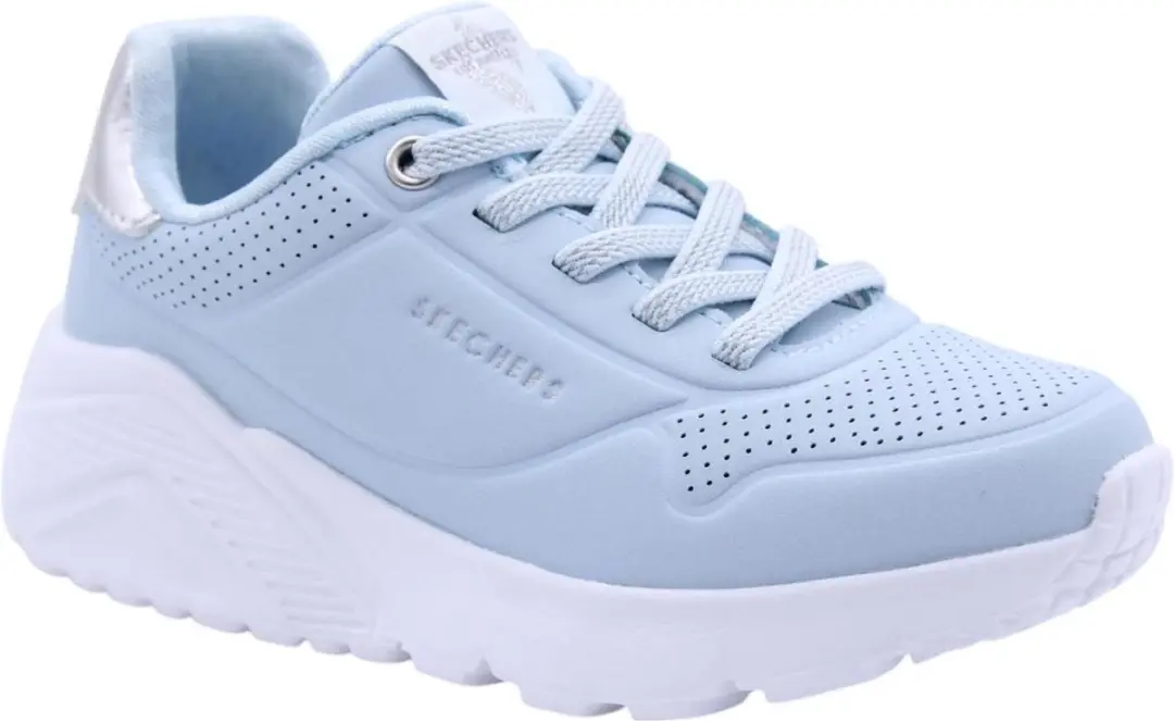 Skechers Kids UNO LITE METTALIC MODE Trainers 310384 L LBSL