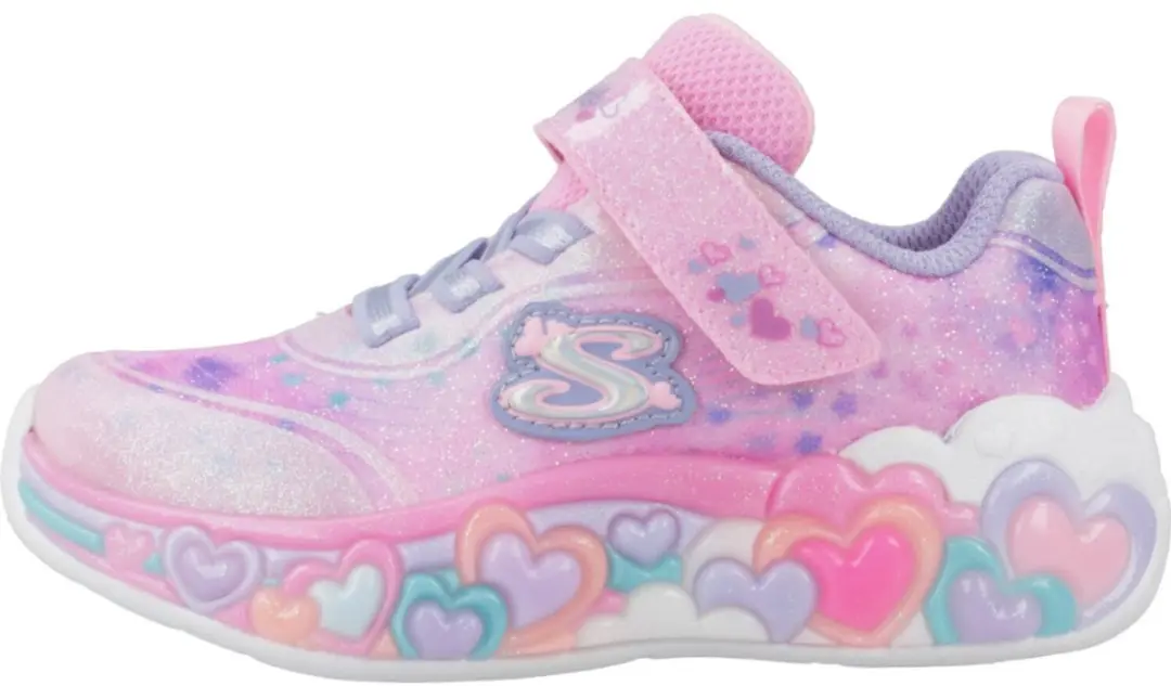 Skechers Eternal Heart Lights - Roze - 23 - afbeelding 2 van 4