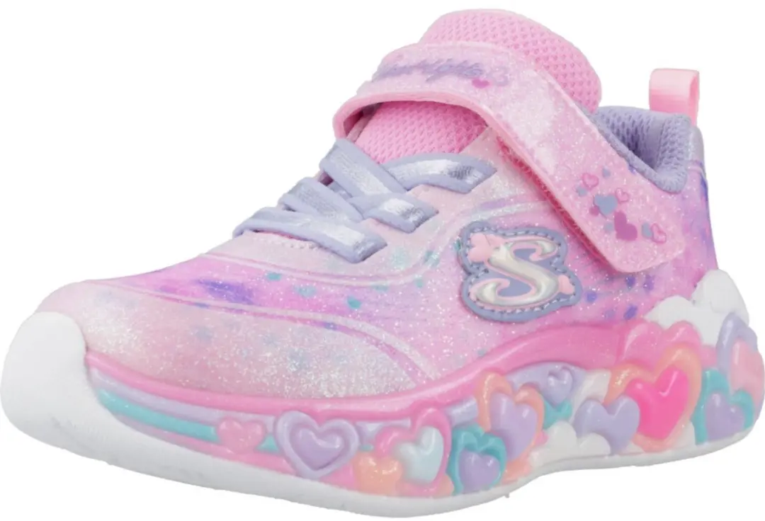 Skechers Eternal Heart Lights - Roze - 23 - afbeelding 3 van 4