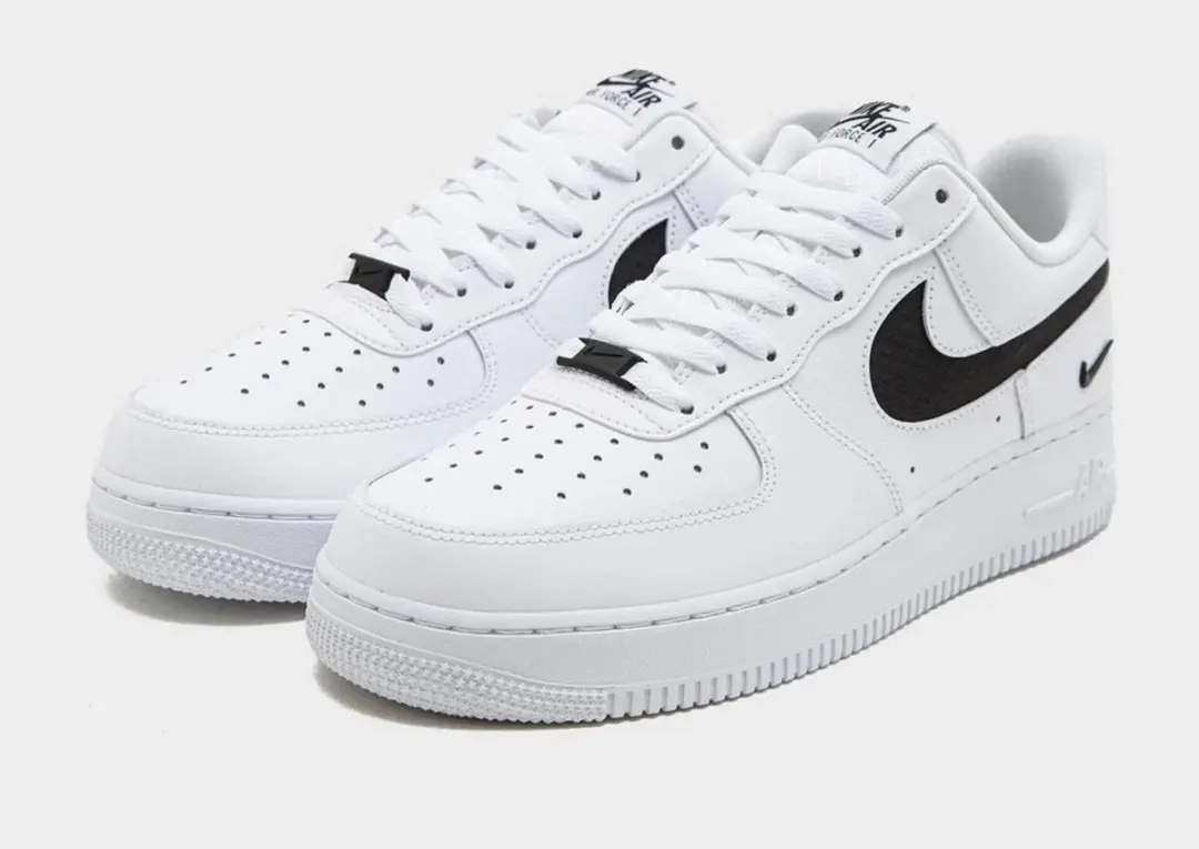 Nike Air Force 1 '07 LV8 Sneakers - Nylon Swoosh - Wit - afbeelding 3 van 6