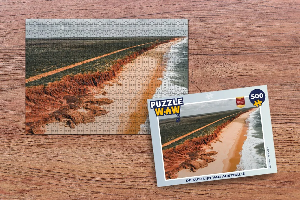 PuzzleWow Australië Legpuzzel 500 Stuks - Multicolor