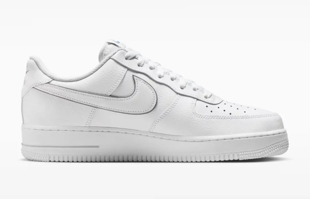 Nike Air Force 1 '07 LV8 Herenschoenen 44 - Wit/Metalic Silver - afbeelding 6 van 6