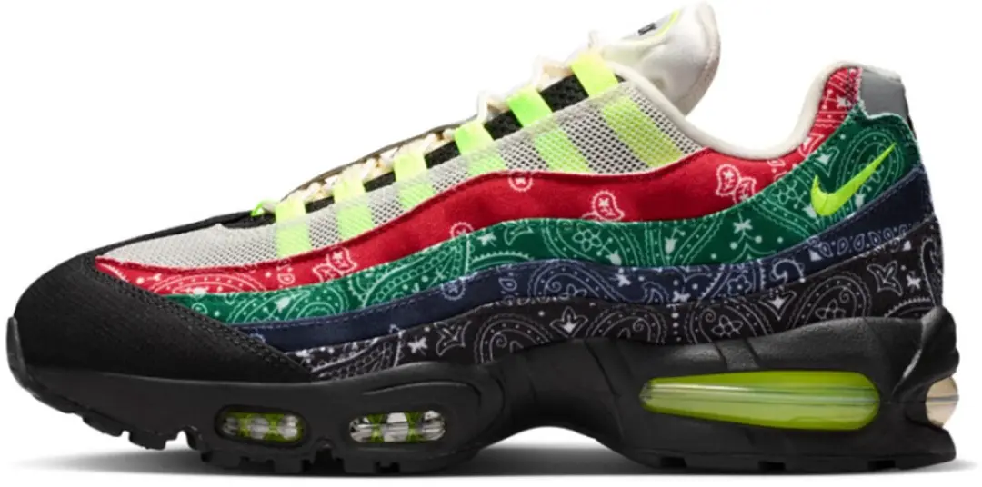 Nike Air Max 95 OG Big Bubble Neon Paisley Bandana