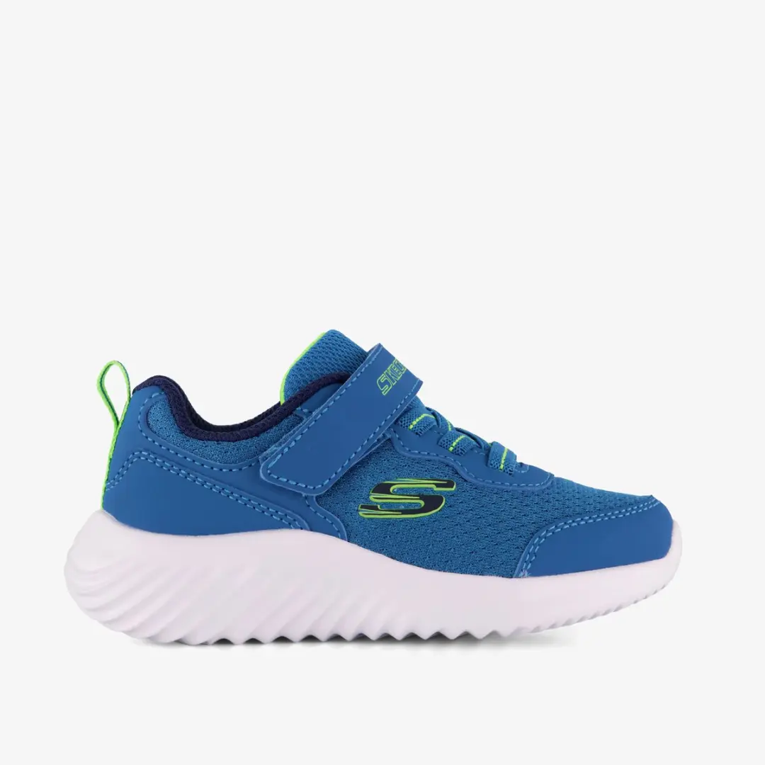 Skechers Bounder Techrox Jongens Sneakers - Maat 26 - Blauw - afbeelding 6 van 6