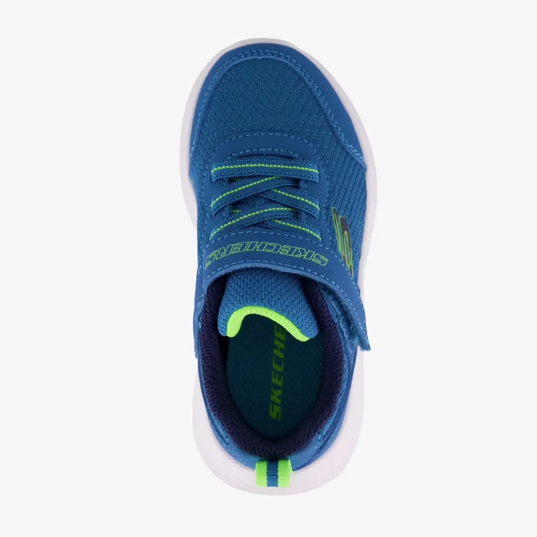Skechers Bounder Techrox Jongens Sneakers - Maat 26 - Blauw