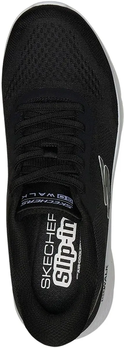 Skechers Go Walk Flex Master Heren Sneakers - 41 - Zwart/Wit - afbeelding 5 van 6