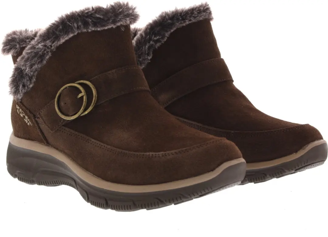 Skechers Easy Going Gentle Winter Dames Instappers - Chocolate - afbeelding 2 van 6