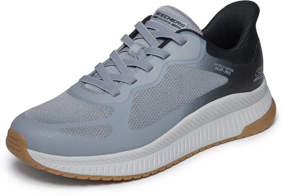 Skechers Heren BOBS Squad 4 Sneaker 118423 GYMT grijs multi
