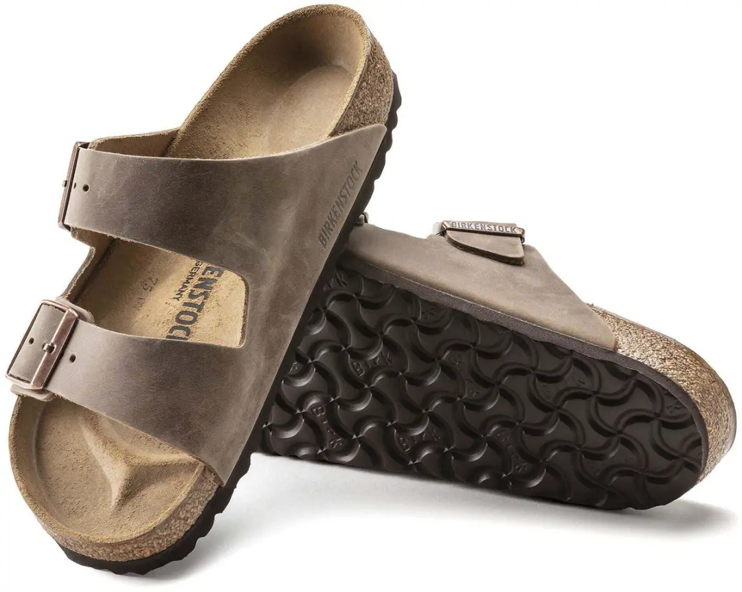 Birkenstock Arizona Slides - Taupe - Maat 35 - afbeelding 2 van 6