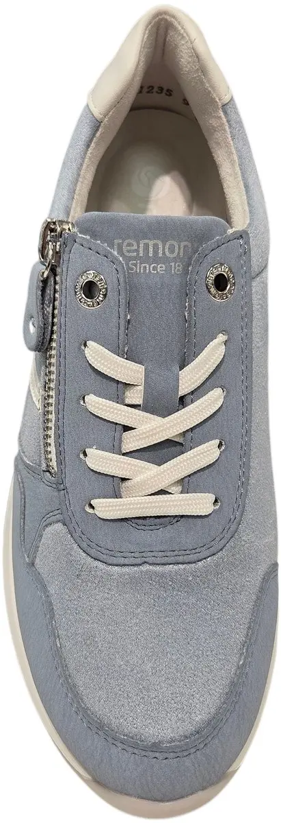 Remonte D1S04-10 Dames Sneakers - Blauw Leer/Suede - 43 - afbeelding 4 van 6
