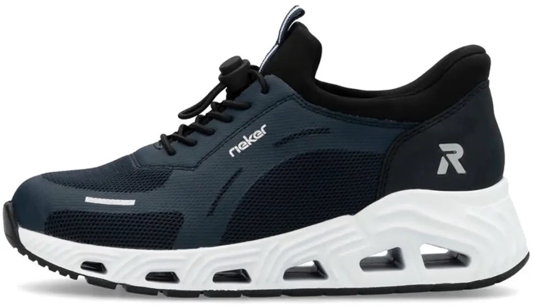 Rieker Dames N5257 Vegan Sneaker - Blauw - afbeelding 4 van 6
