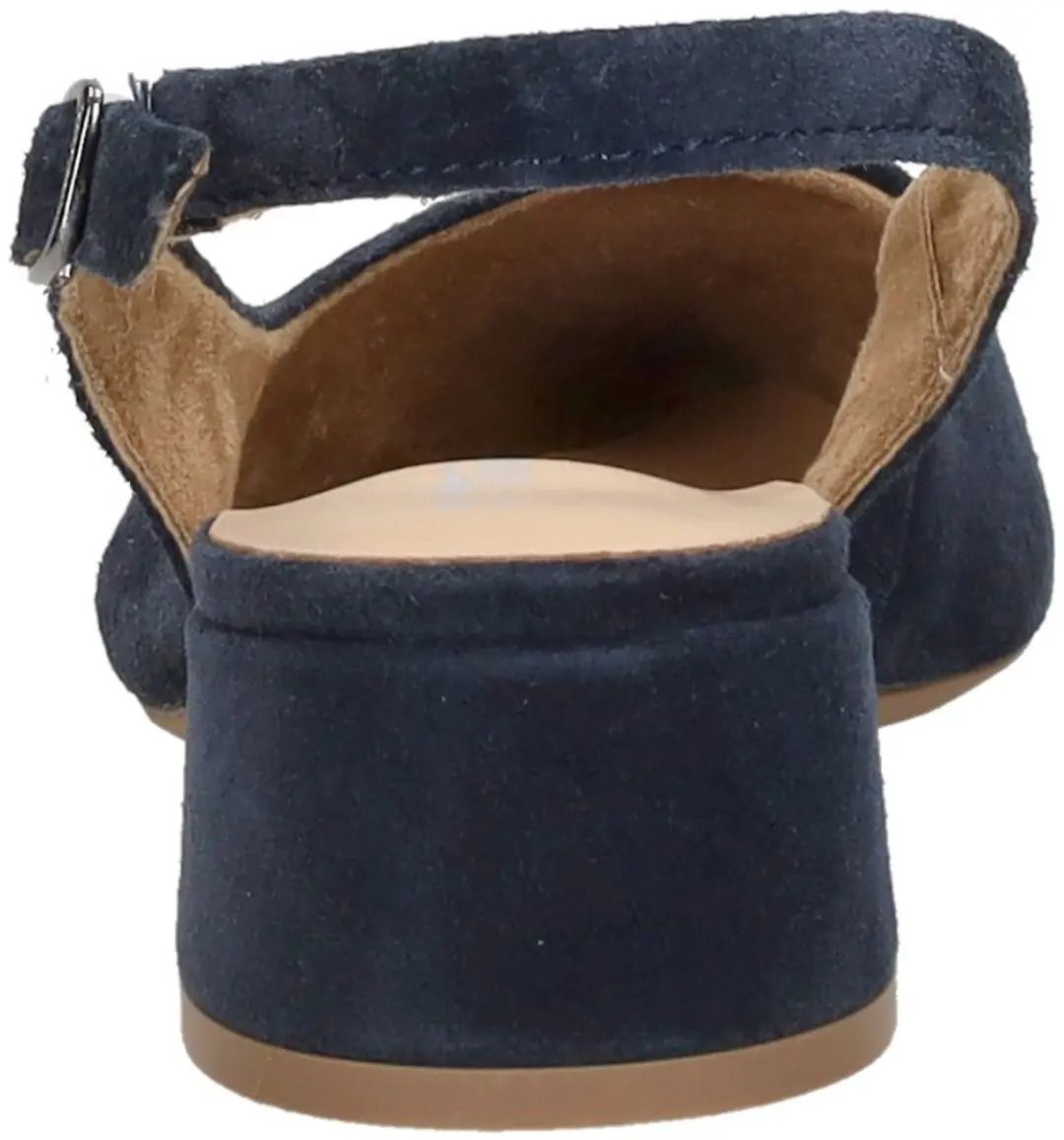 Tamaris Slingback Pumps Blauw Leer - Dames - Maat 38 - afbeelding 6 van 6