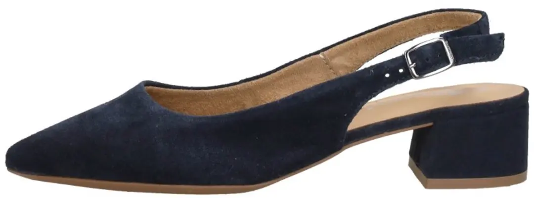 Tamaris Slingback Pumps Blauw Leer - Dames - Maat 38 - afbeelding 2 van 6
