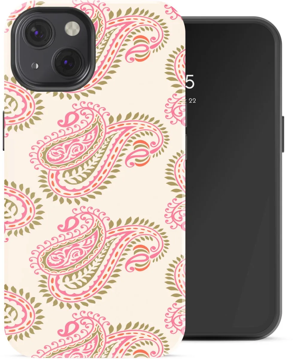 Selencia Hoesje iPhone 13 Paisley Blush