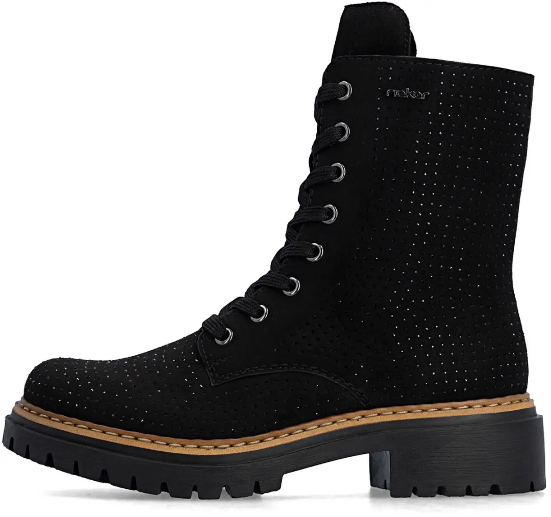 Rieker Dames Biker Boots 72609 - Zwart - afbeelding 6 van 6