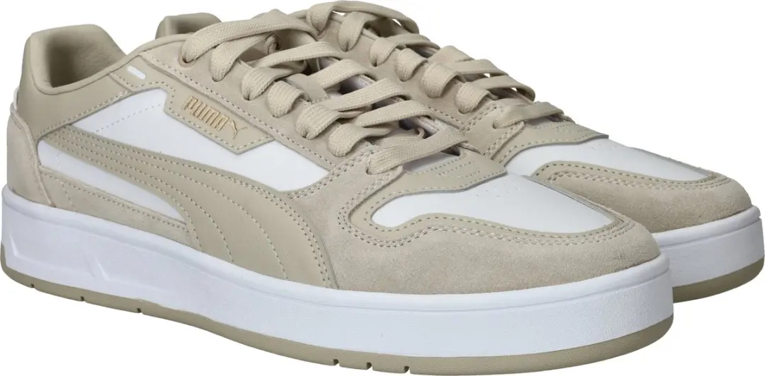 Puma Court Classis Sneakers beige Synthetisch - afbeelding 4 van 6