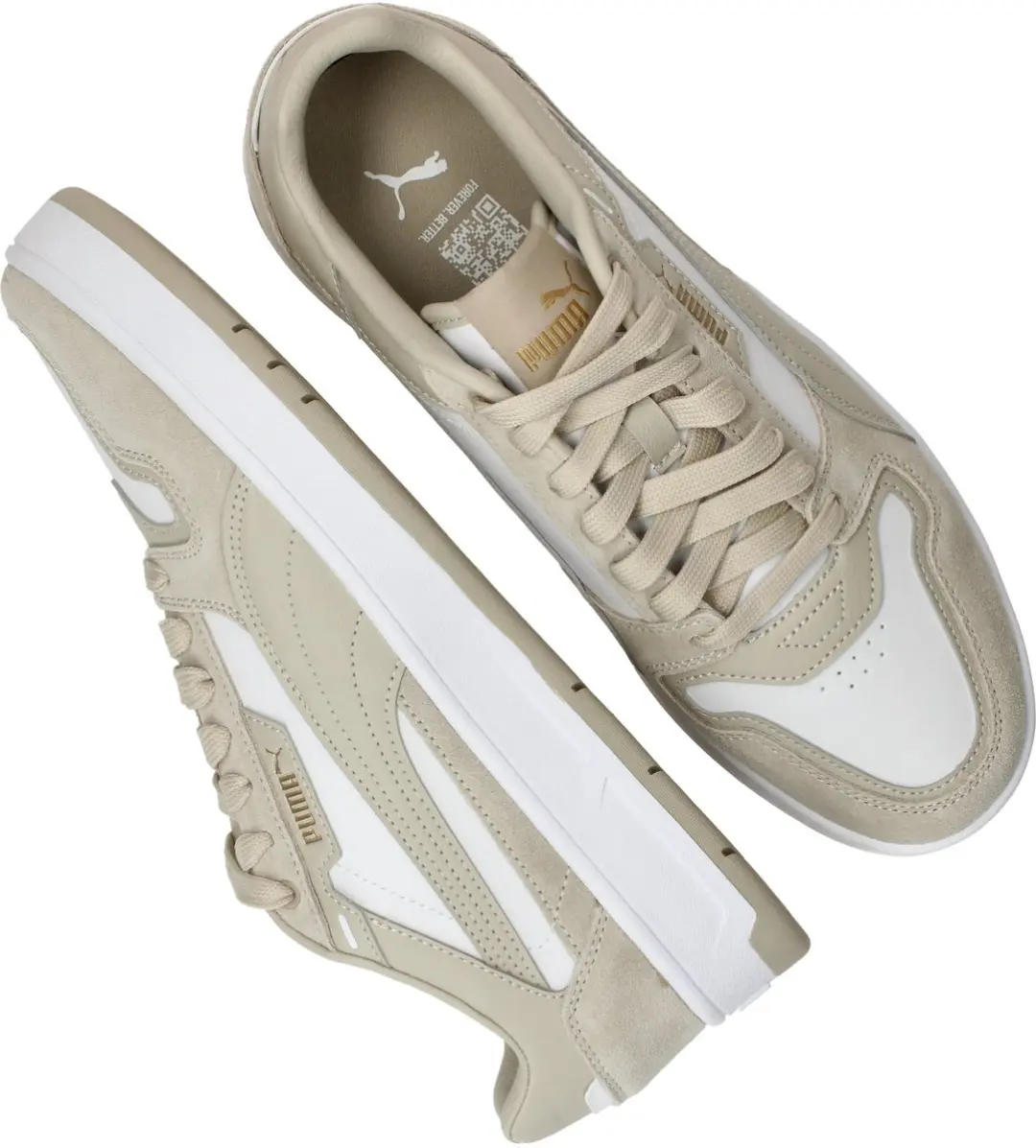 Puma Court Classis Sneakers beige Synthetisch - afbeelding 6 van 6