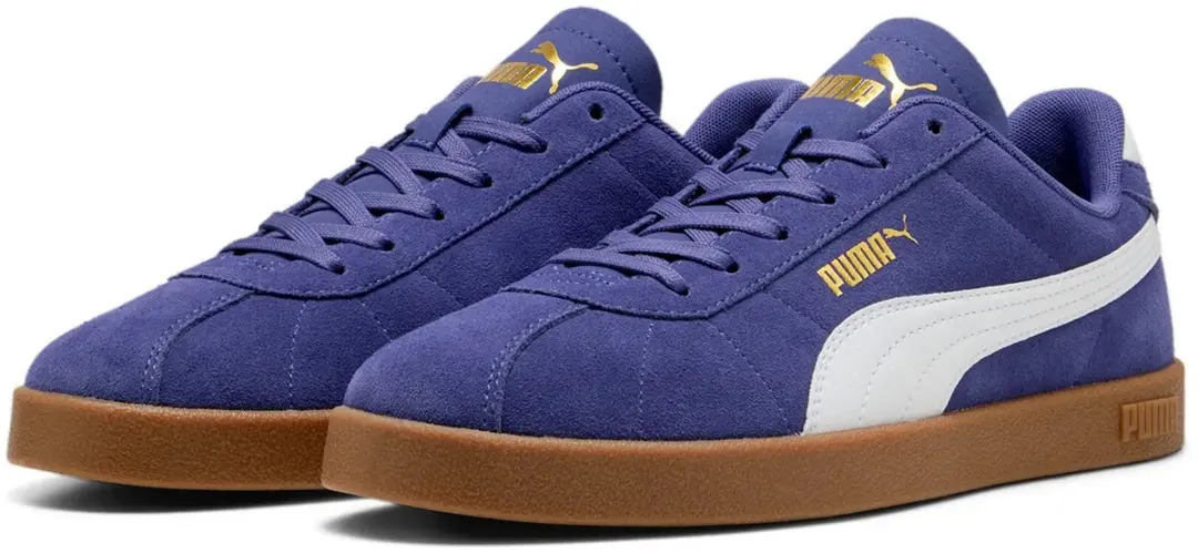 Puma Club II suède sneaker schoenen sportschoen unisex 397444 09 blauw