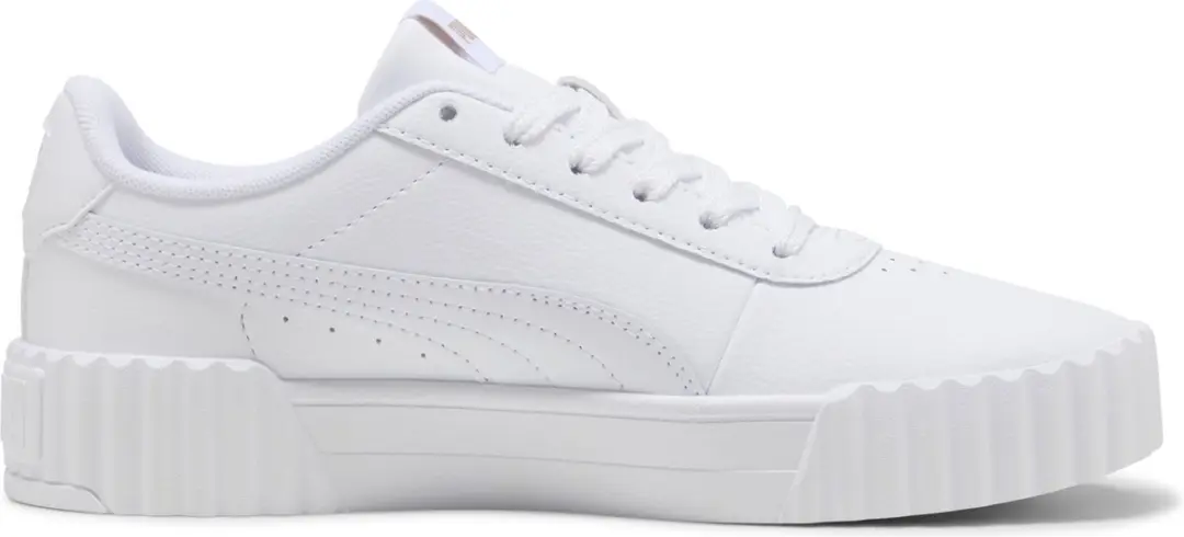 PUMA Carina 3.0 Dames Sneakers - 38.5 - Wit/Goud