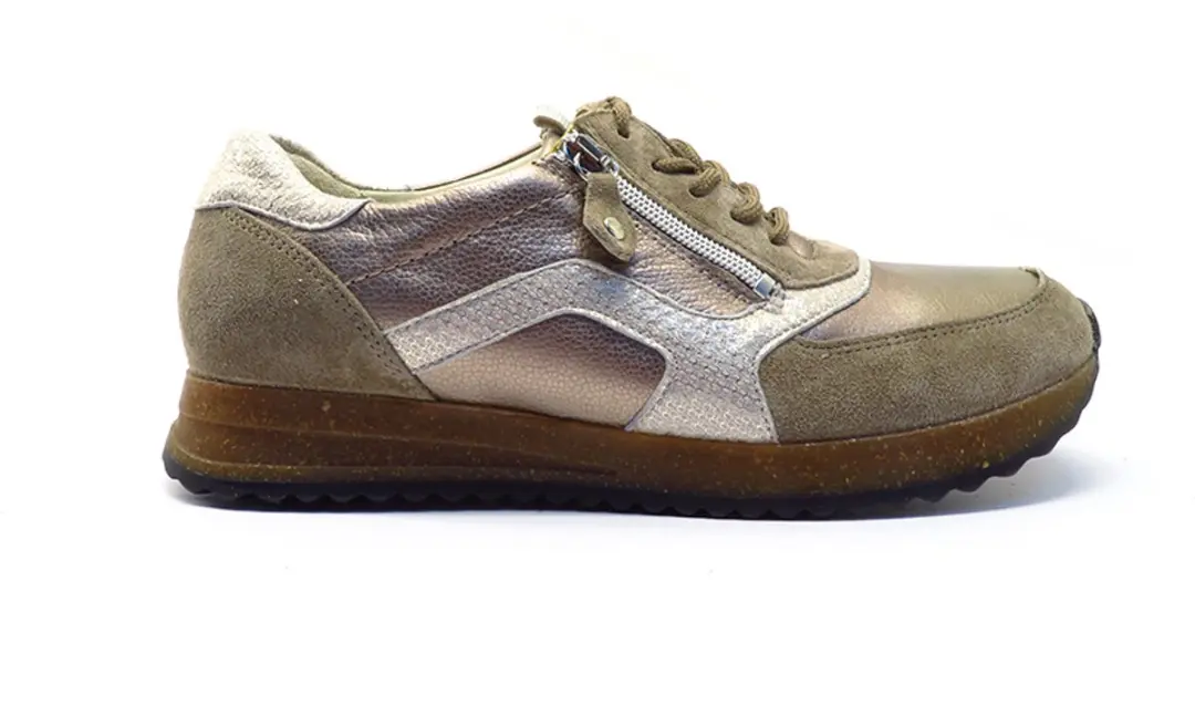 Waldlaufer 752004-408-093 dames veterschoenen sportief maat 37 (4) metallic