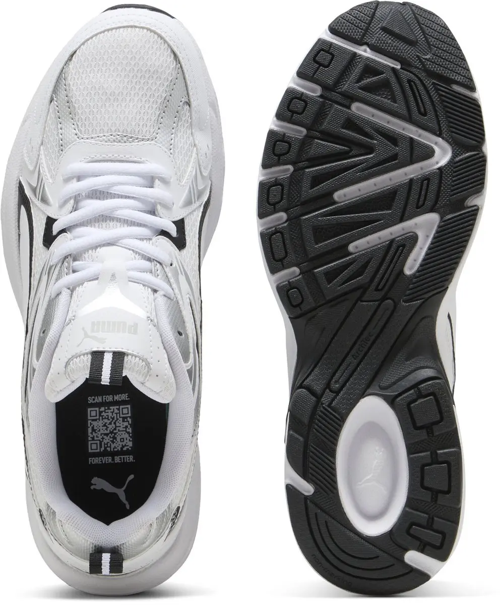 PUMA Milenio Tech Unisex Sneakers - Wit/Zwart/Zilver