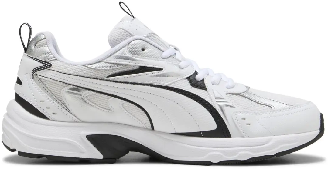 PUMA Milenio Tech Unisex Sneakers - Wit/Zwart/Zilver