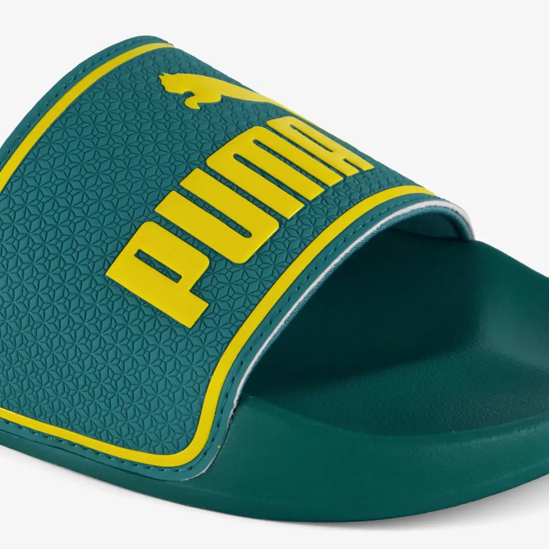 PUMA Leadcat 2.0 Heren Badslippers - Maat 44.5 Groen - afbeelding 6 van 6