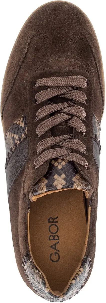 Gabor 6011 Dames Sneakers - Bruin - Maat 39 - afbeelding 4 van 6