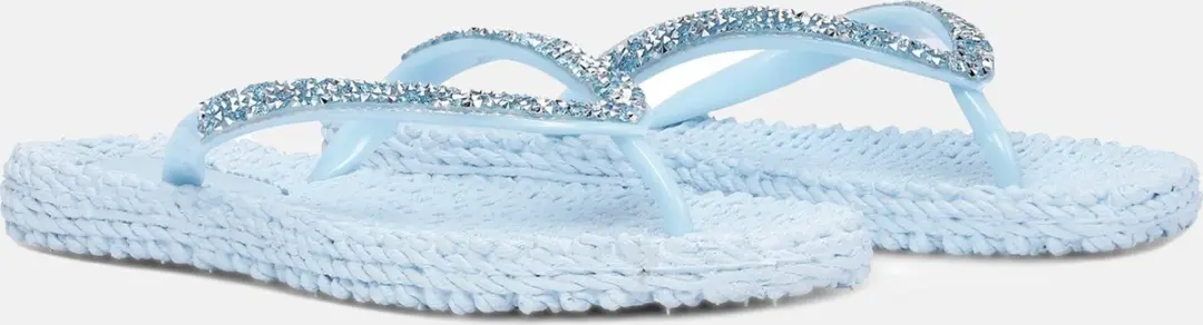 Slippers met grove glitter CHEERFUL03G
