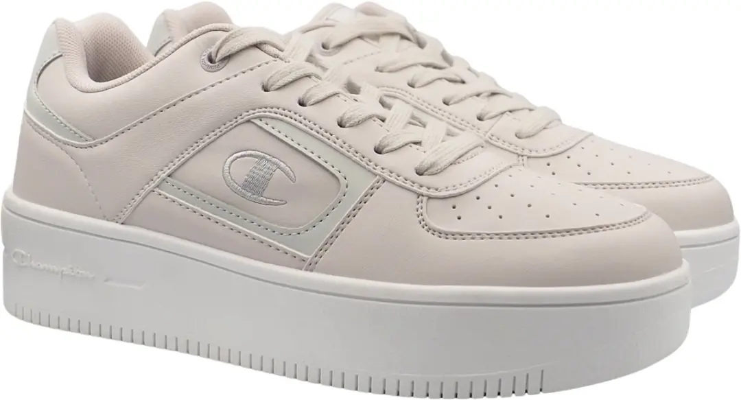 Champion Foul Play Plat BS Low Cut Dames - Beige 40 - afbeelding 2 van 6