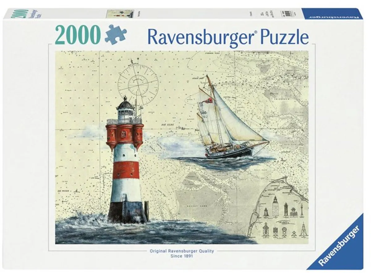 Ravensburger Romantische Vuurtoren Legpuzzel 2000 Stuks - 12000804