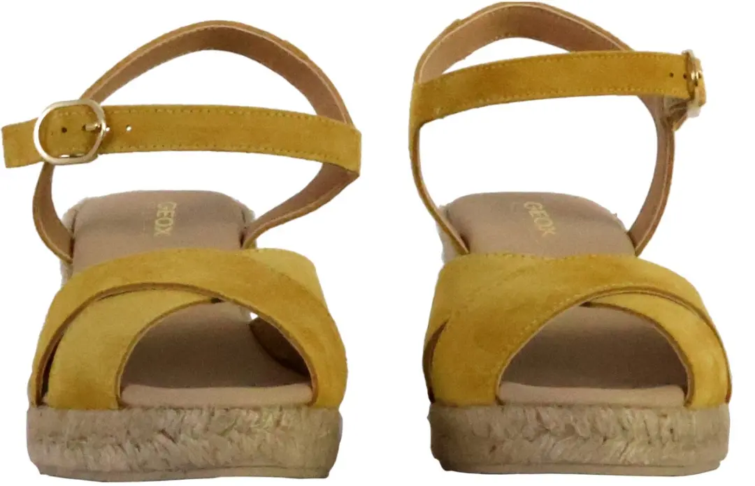 Gelsa leren sandalen met sleehak