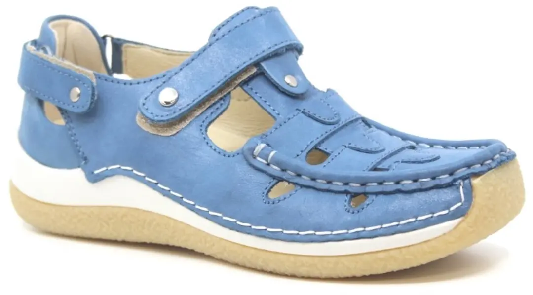Wolky Dames Comfortschoenen 04528 Esperanza Blauw