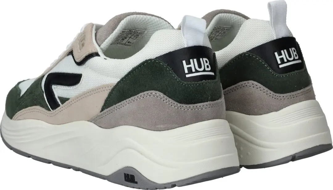 HUB Glide white/black/sage green/grey - afbeelding 5 van 6