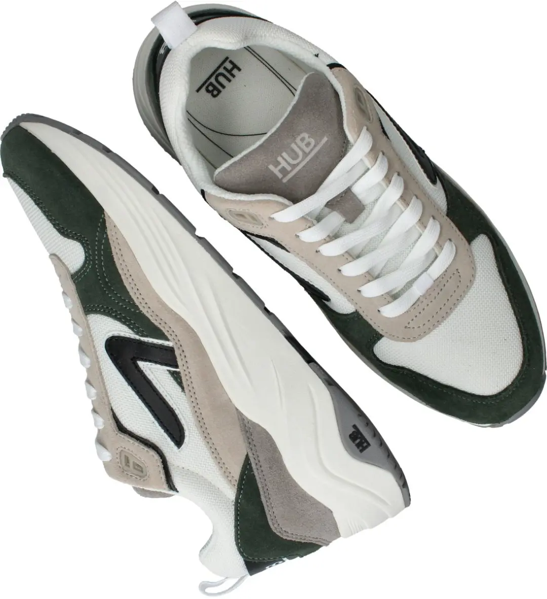 HUB Glide white/black/sage green/grey - afbeelding 4 van 6