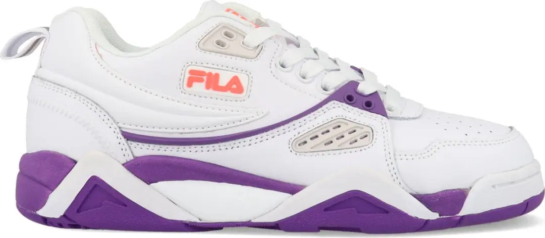 Fila basketbalschoen voor dames: Fila Casim Women White-Electric Purple