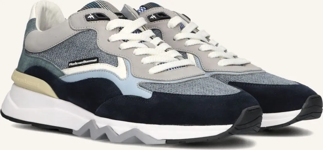 Floris van Bommel De Zager Sneakers SFM-10178 - Blauw - Maat 42 - afbeelding 4 van 6