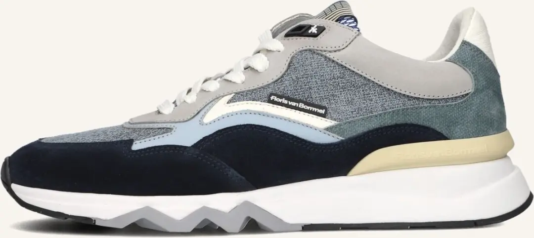 Floris van Bommel De Zager Sneakers SFM-10178 - Blauw - Maat 42 - afbeelding 2 van 6