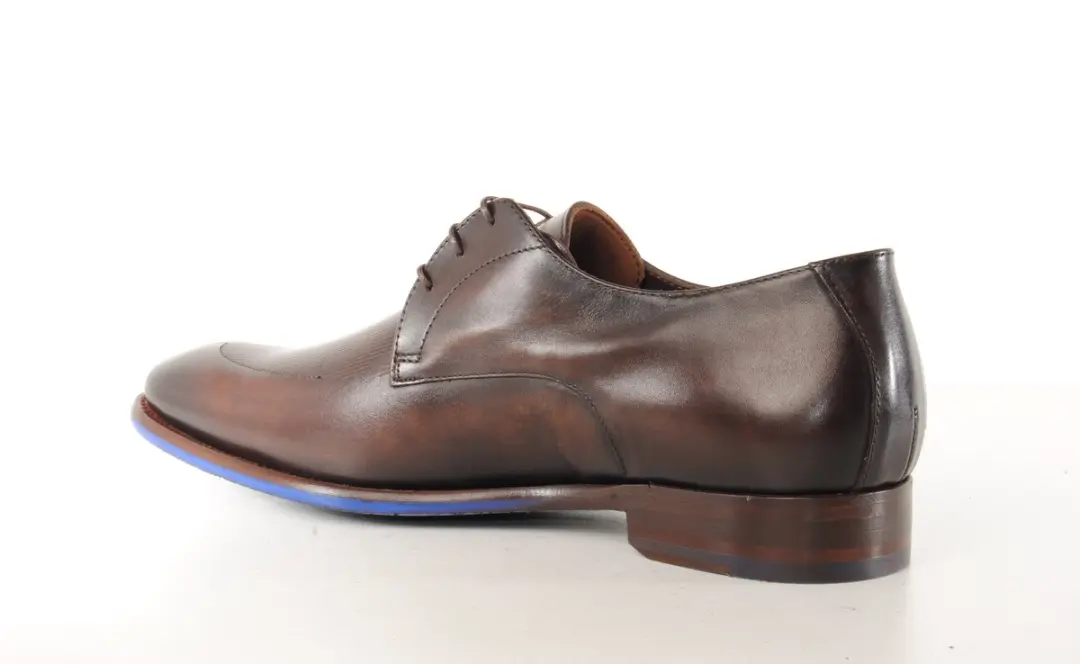 Floris van Bommel Heren Schoenen Donkerbruin - Maat 42 - afbeelding 4 van 6