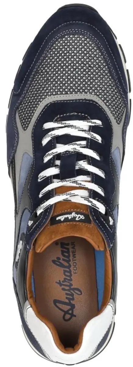 Australian Tiago Sneakers blauw Leer - Maat 40 - afbeelding 5 van 6