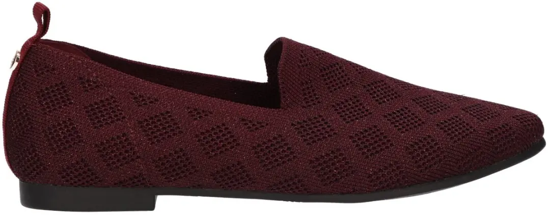 La Strada Loafer Bordeaux Knitted