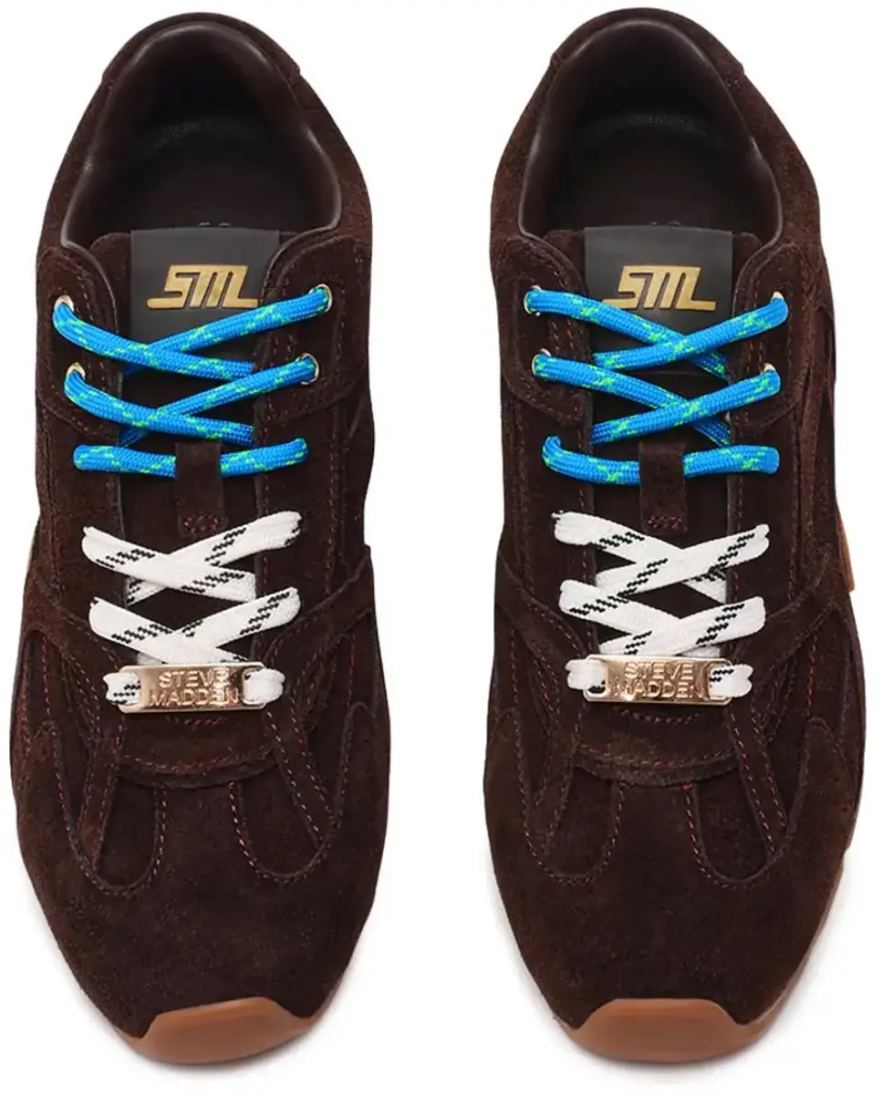 Steve Madden Asiel Damestrainers 11005159 - 36 - Kameel - afbeelding 2 van 6