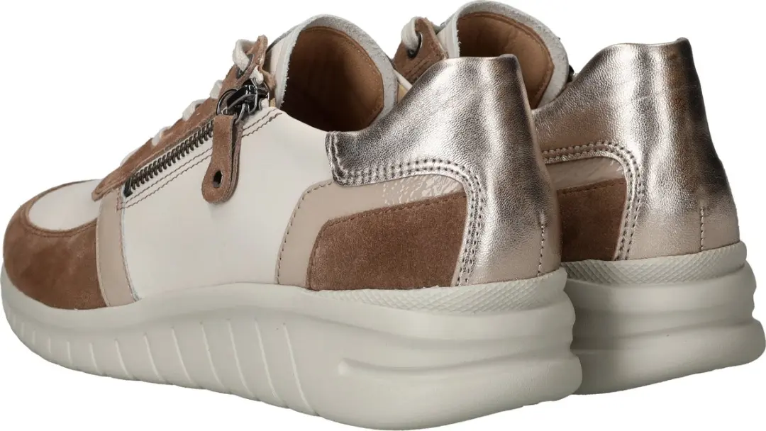 Hartjes Dames Sneakers - Bruin - Maat 37 - afbeelding 4 van 5