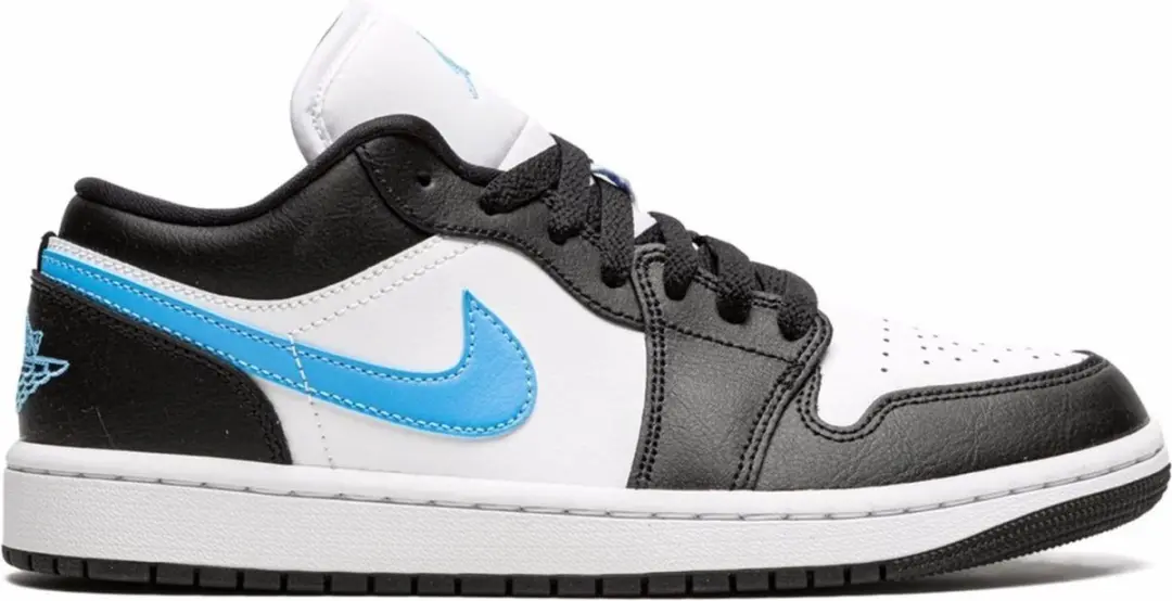 JORDAN 1 LOW "BLACK UNIVERSITY BLUE WHITE" EU37.5